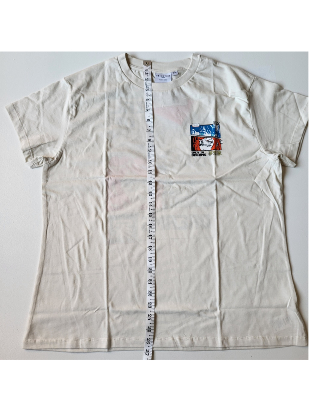 Women's Skinnydip London Only In Dreams Anime Graphic T-Shirt–Beige–Size XL-NWT - Picture 5 of 10